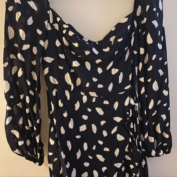 Reformation Cammi Dress in Splatter Print (Size 6) - Picture 3 of 6